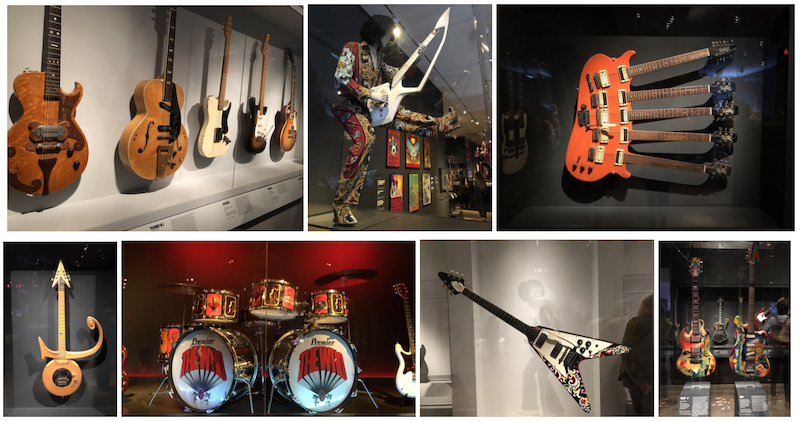 Play it Loud: Instruments of Rock & Roll guitar chuck berry at The Metropolitan Museum of Art with The Fool The Who Five neck electric guitar Bo Diddley